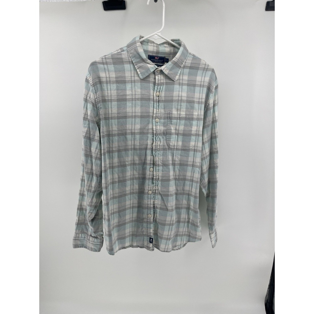 Vineyard Vines Slim Longshore Long Sleeve Button-Down Shirt Size Large